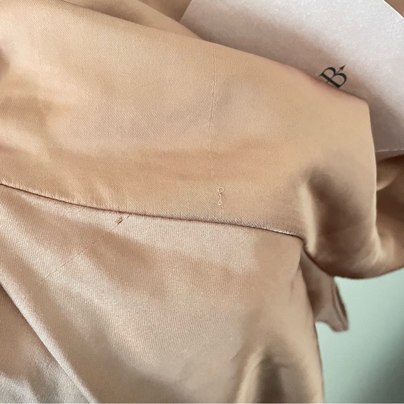 Anthropologie BHLDN Sachin & Babi Ambra Satin Midi Dress in Sand Dune Size 8 - Picture 7 of 10